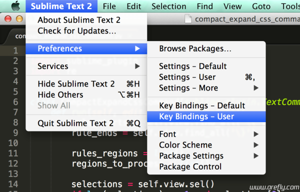 為Sublime Text 2添加CSS壓縮/格式化功能 – 畅想资源